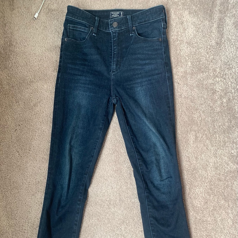 Abercrombie Simone high rise ankle jeans